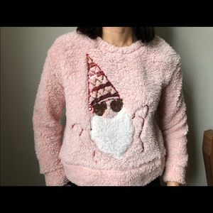 Fluffy santa sweater